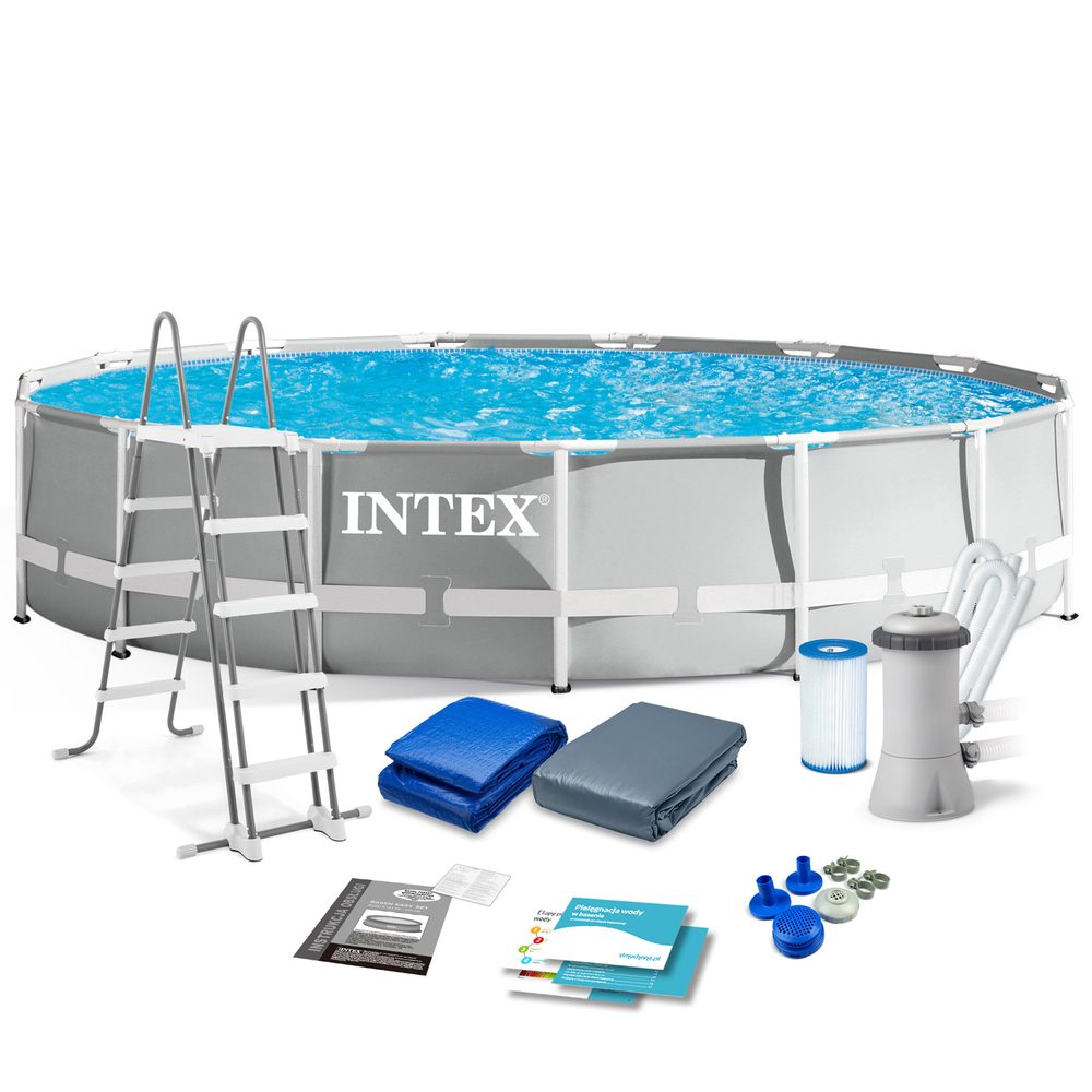 Intex Stojanový zahradní bazén 457 x 107 cm 12in1 INTEX 26724GN