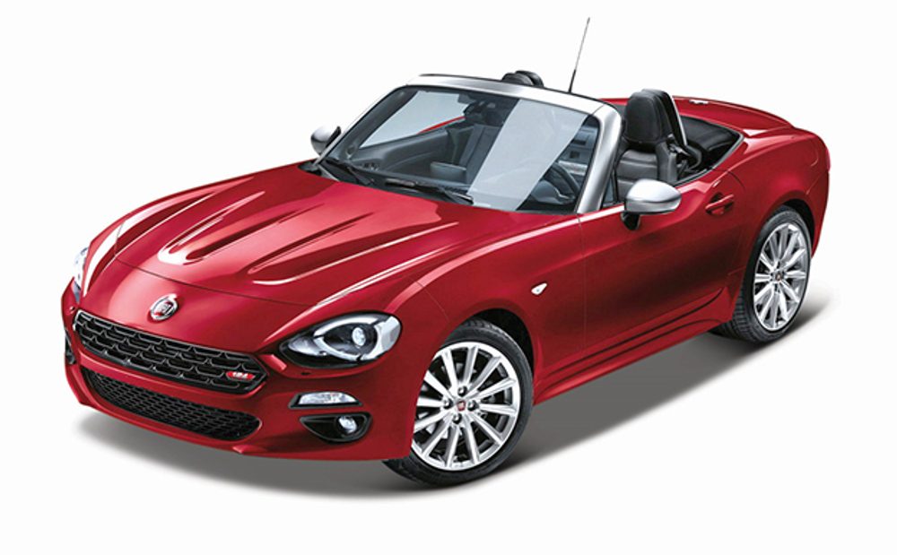 Bburago 1:24 FIAT 124 SPIDER RED