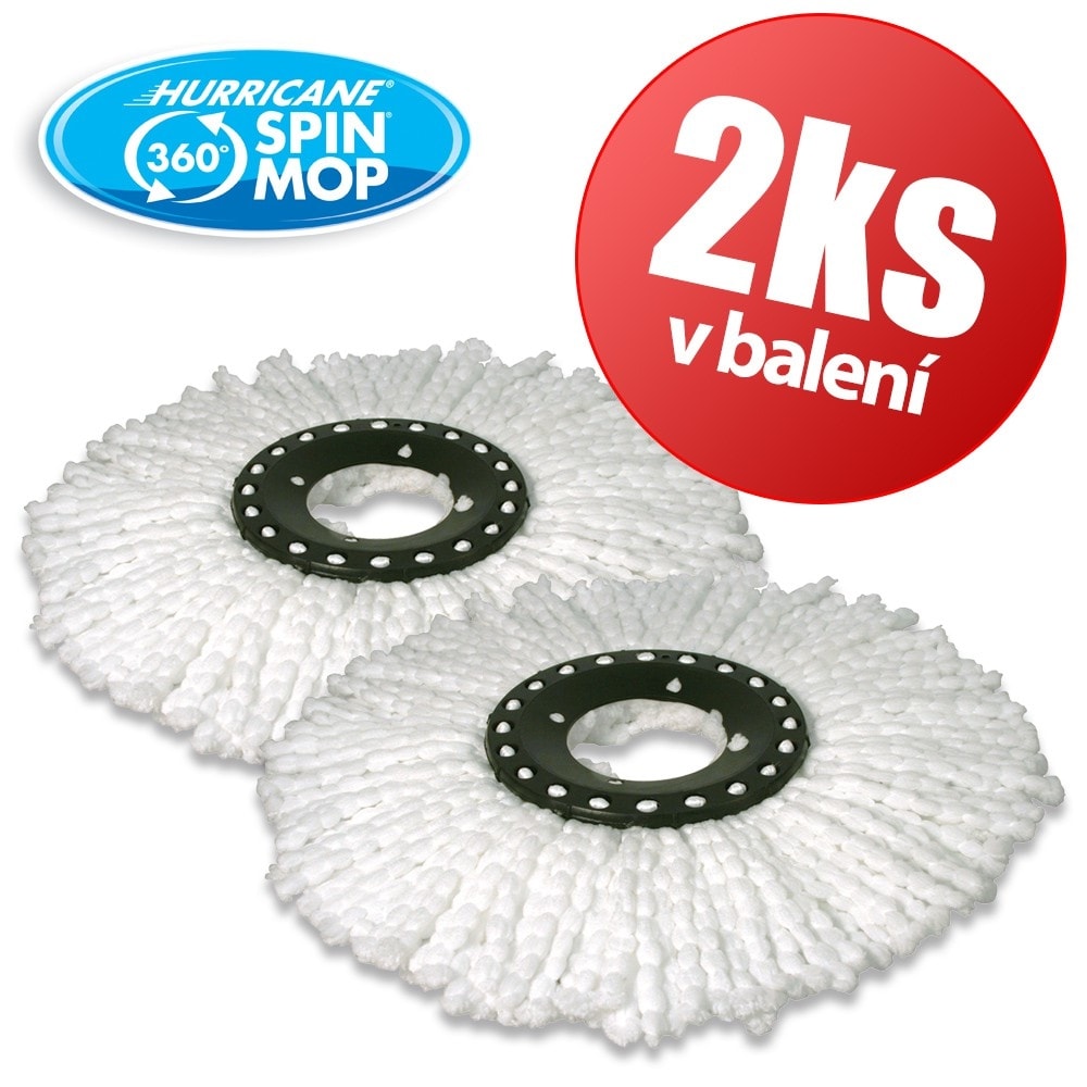 Mediashop Náhradní hlavice k Hurricane Spin mop 2ks