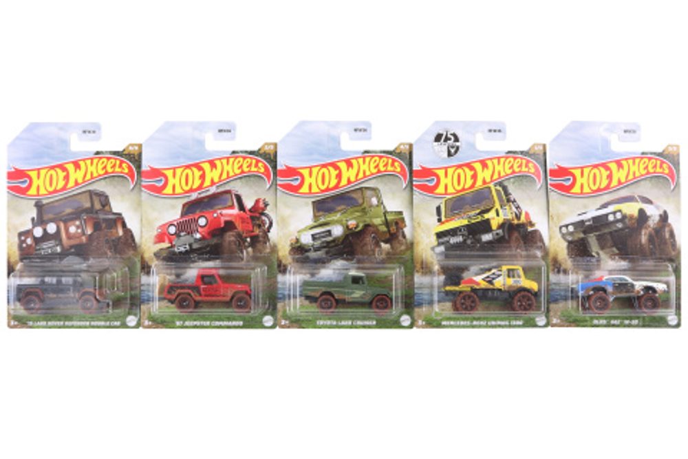 LAMPS Hot Wheels Tématické auto - Mud runners HFW36