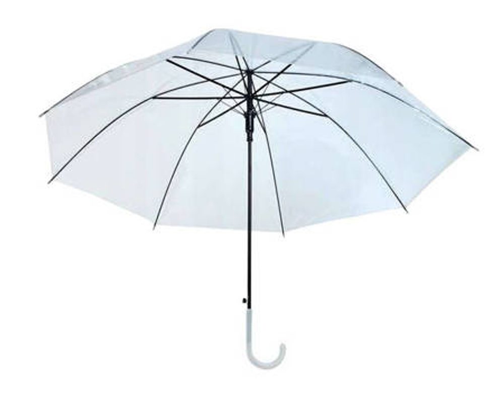Automatický skládací deštník - průhledný