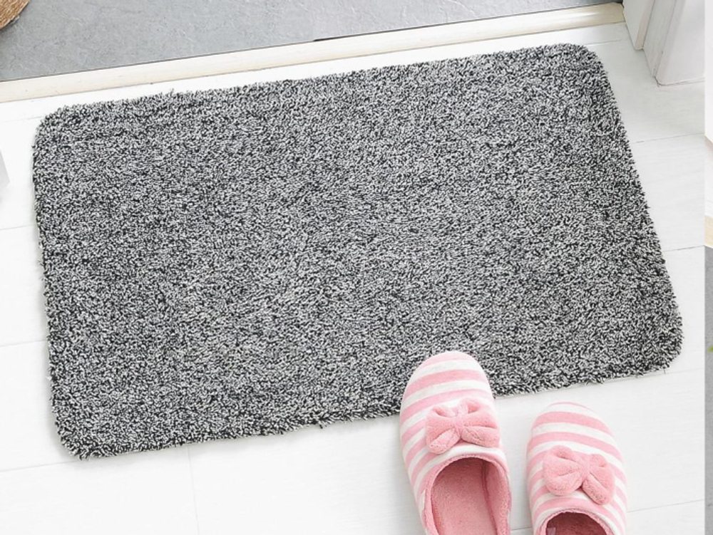 Popron.cz Kouzelná absorpční rohožka Clean Step Mat 70 x 46 cm - bílo černá