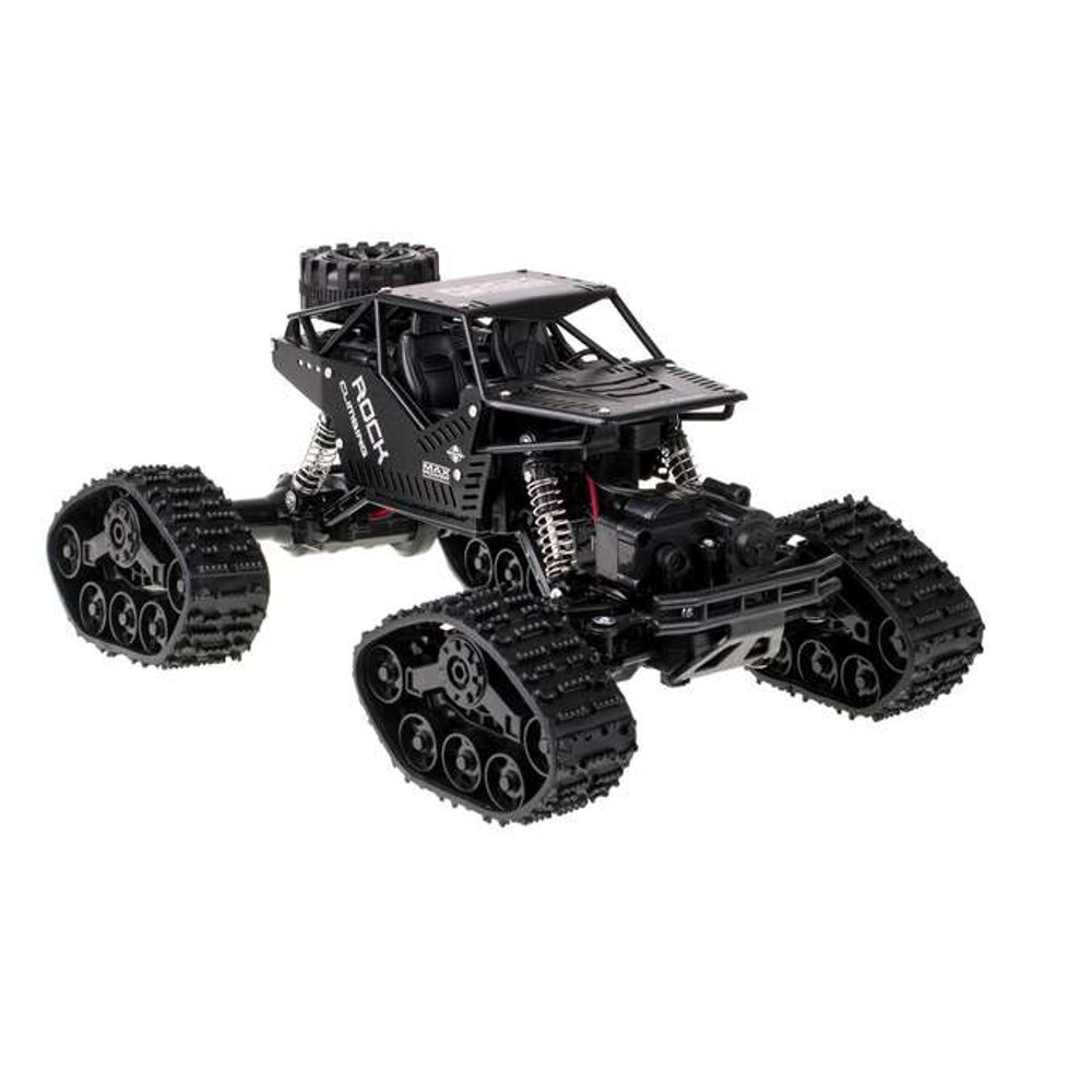 Popron.cz s-Idee RC auto Strong Climbing Car METAL s koly i pásy 1:16 černá