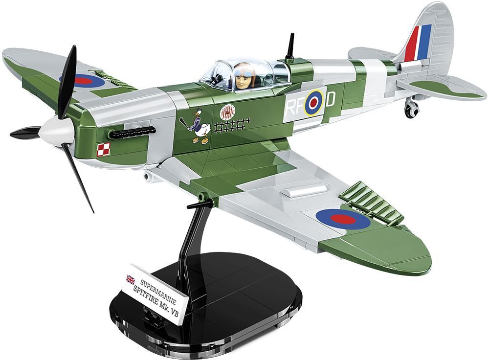 COBI 5725 II WW Supermarine Spitfire Mk. VB, 1:32, 342 k, 1 f