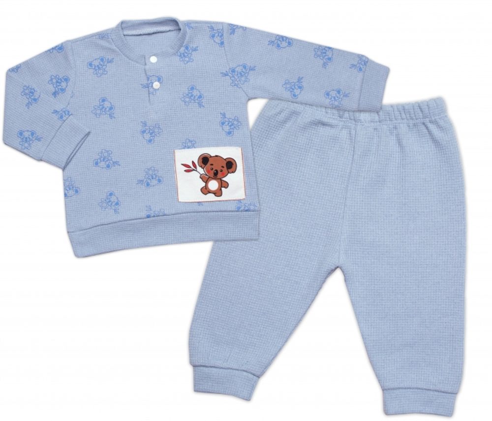 Baby Little Star Tepláková souprava Koala 2D, bavlna, modrá - 86-92 (18-24m)