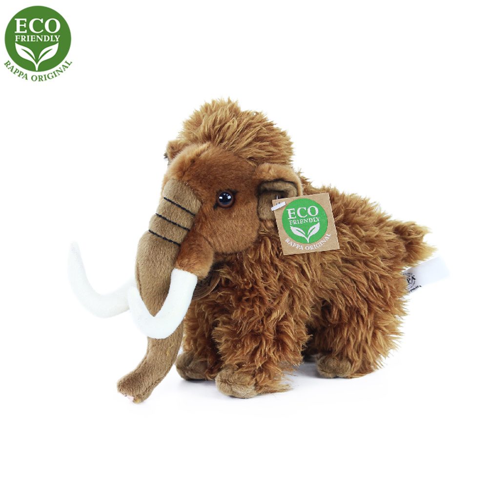 RAPPA Plyšový mamut stojící 17 cm ECO-FRIENDLY