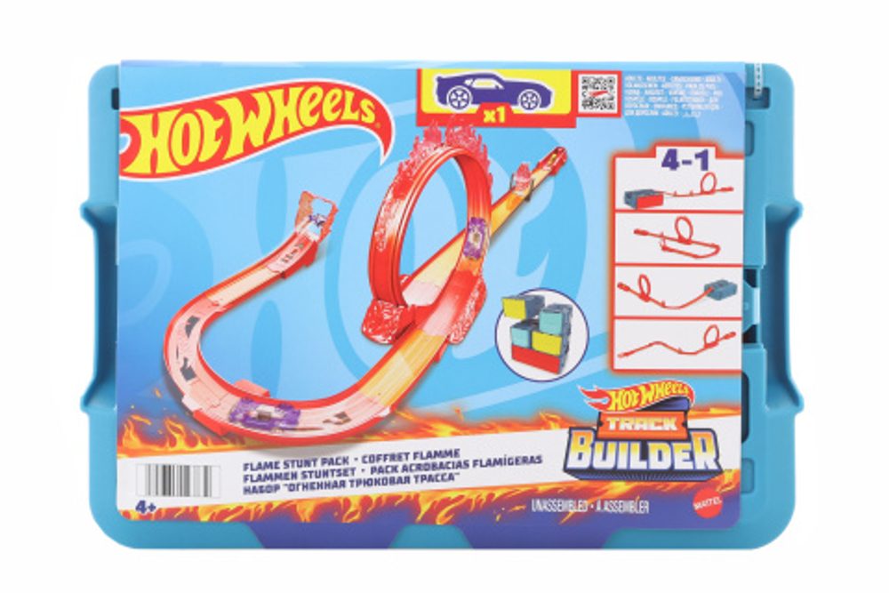 Popron.cz Hot Wheels Track builder ohnivá dráha HMC04