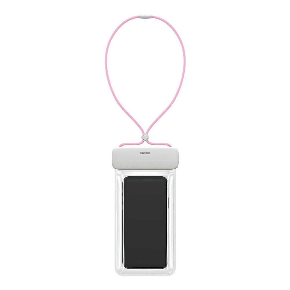 Baseus Let's Go Univerzální vodotěsné pouzdro pro smartphony - růžové