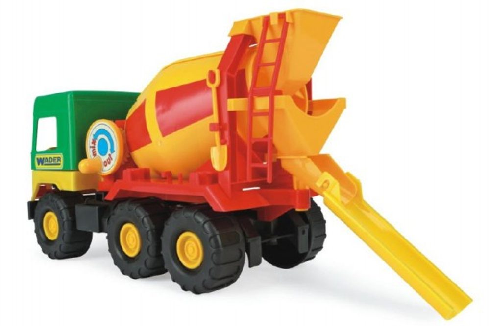 WADER Auto middle Truck domíchávač plast 39cm Wader v sáčku