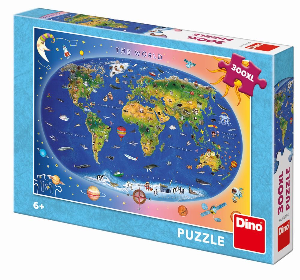 Dino DĚTSKÁ MAPA 300 XL Puzzle