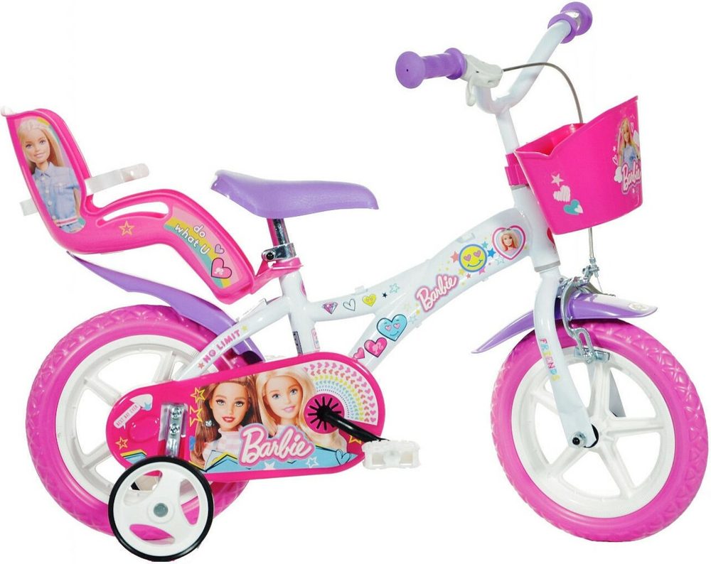 DINO Bikes - Dětské kolo 12" 612GLBAF - Barbie 2022