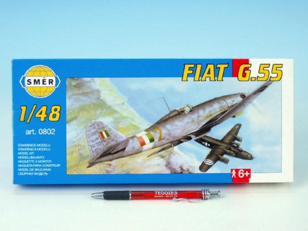 Směr Model Fiat G.55 18,9x23,4cm v krabici 31x13,5x3,5cm