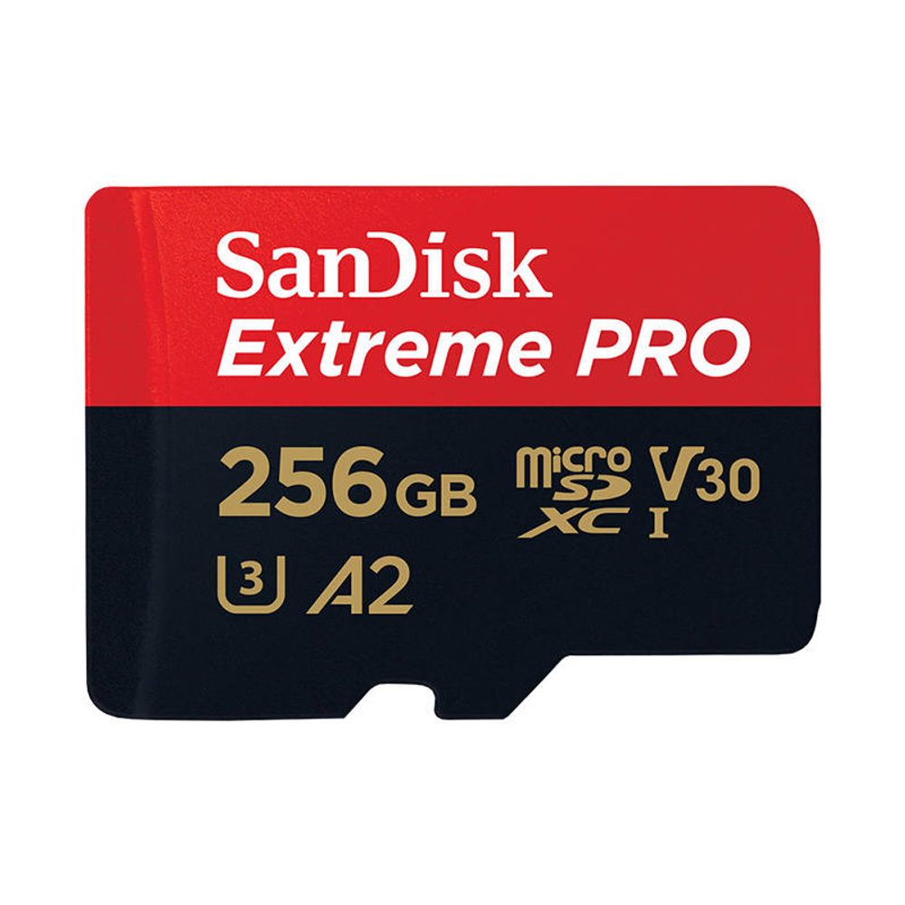 SanDisk Paměťová karta SANDISK EXTREME PRO microSDXC 256GB 200/140 MB/s UHS-I U3 (SDSQXCD-256G-GN6MA)