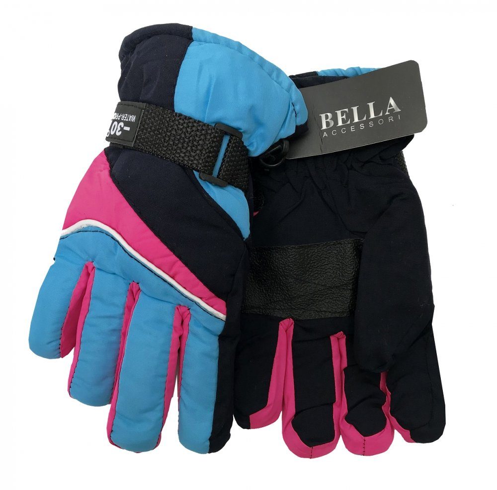 Accesorios Bella Guantes de invierno para niños Accesorios Bella 9011S-9 Azul