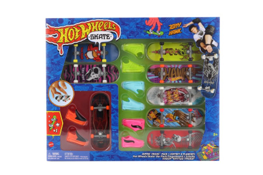 Popron.cz Hot Wheels 8ks fingerboard a boty HMY19