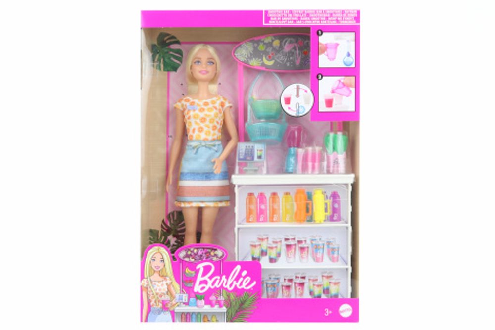 LAMPS Barbie Smoothie stánek s panenkou GRN75