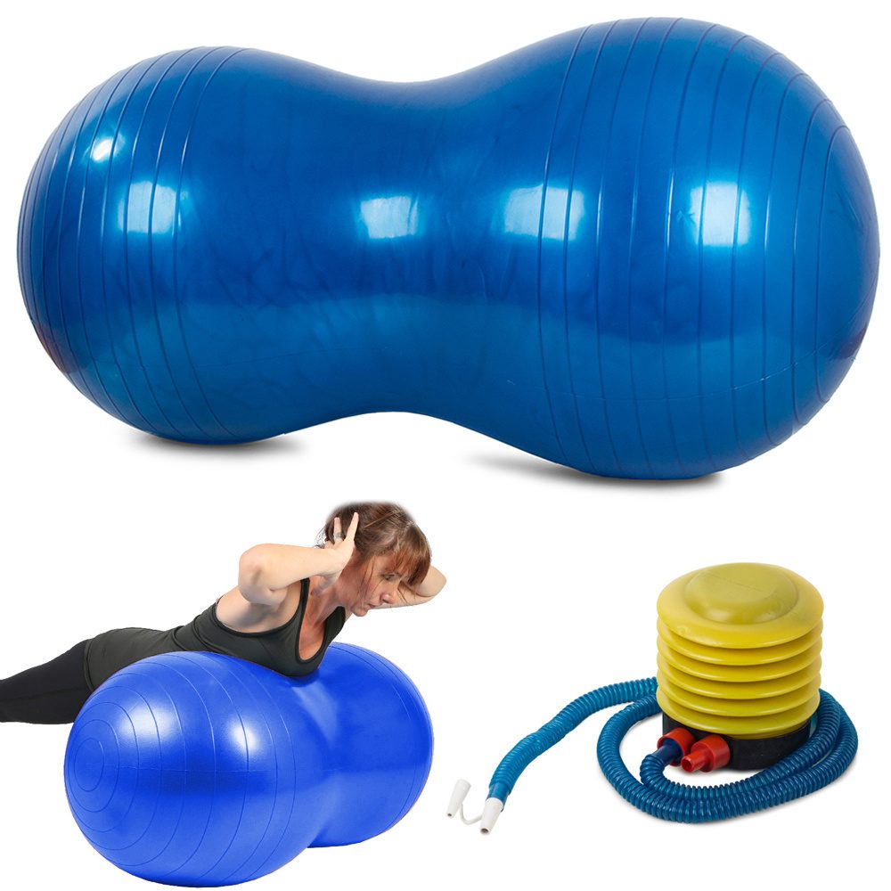 Verk Group Gymnastický míč Rehabilitační s pumpou 40cm, modrý