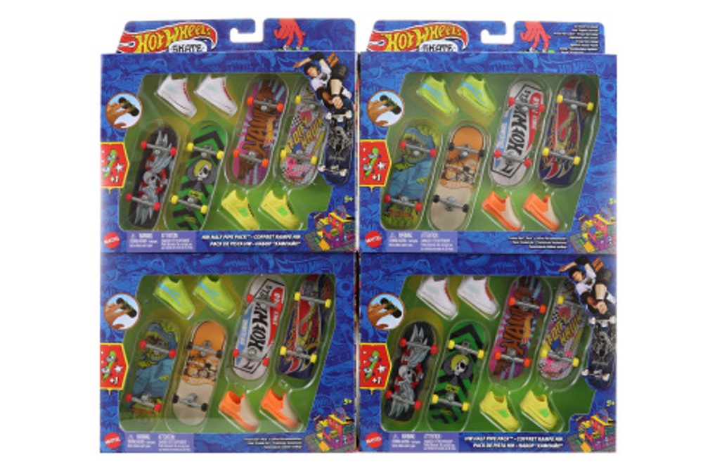 Popron.cz Hot Wheels Skates 4ks fingerboard a boty HGT84