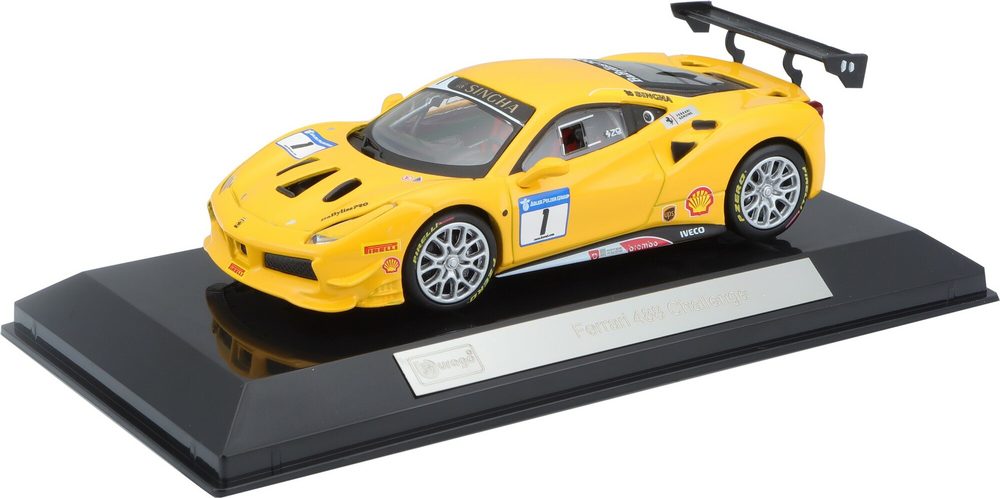 Bburago 2020 Bburago 1:43 Ferrari Racing 488 CHALLENGE