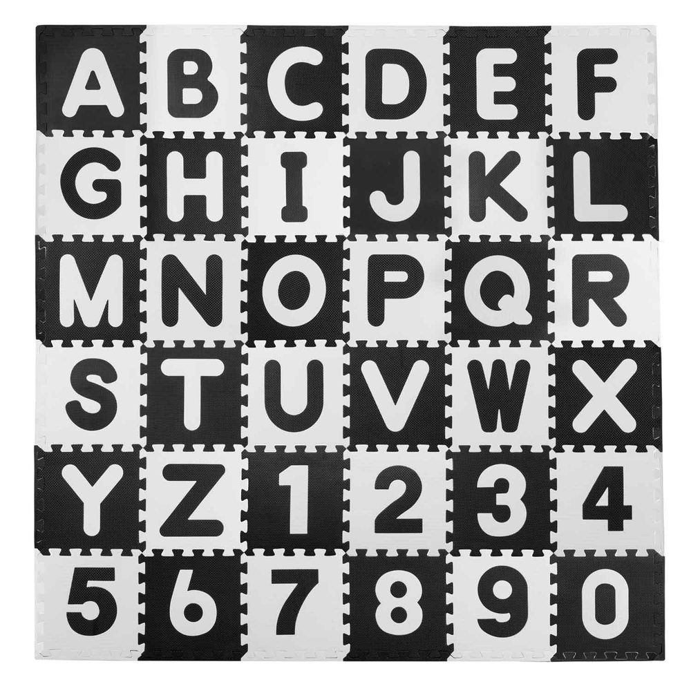 Ricokids Pěnová podložka puzzle písmena kouzlo. 30x30 cm 36 ks.