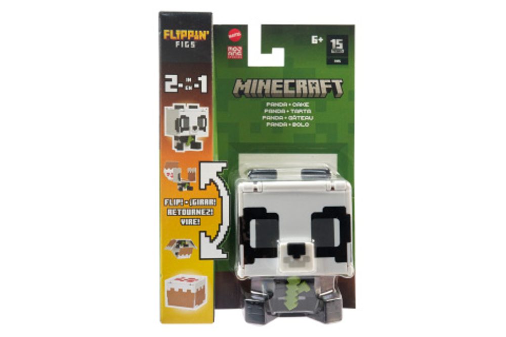 Popron.cz Minecraft figurka 2v1 - Panda & Cake HTL48