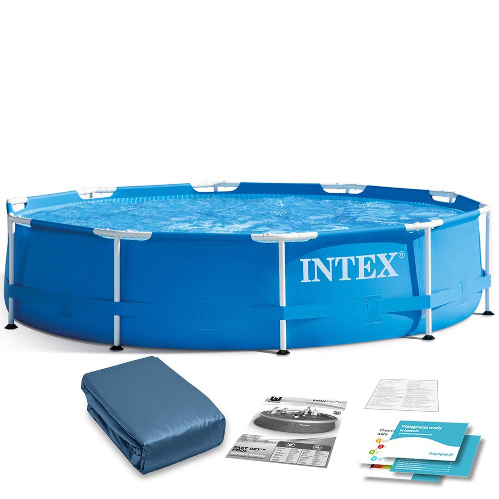 Intex Rámový zahradní bazén 305 x 76 cm set 2v1 INTEX 28200