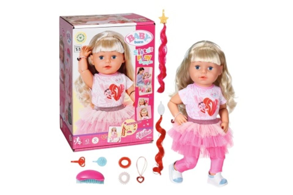 Popron.cz Starší sestřička BABY born Play & Style, blondýnka, 43 cm TV