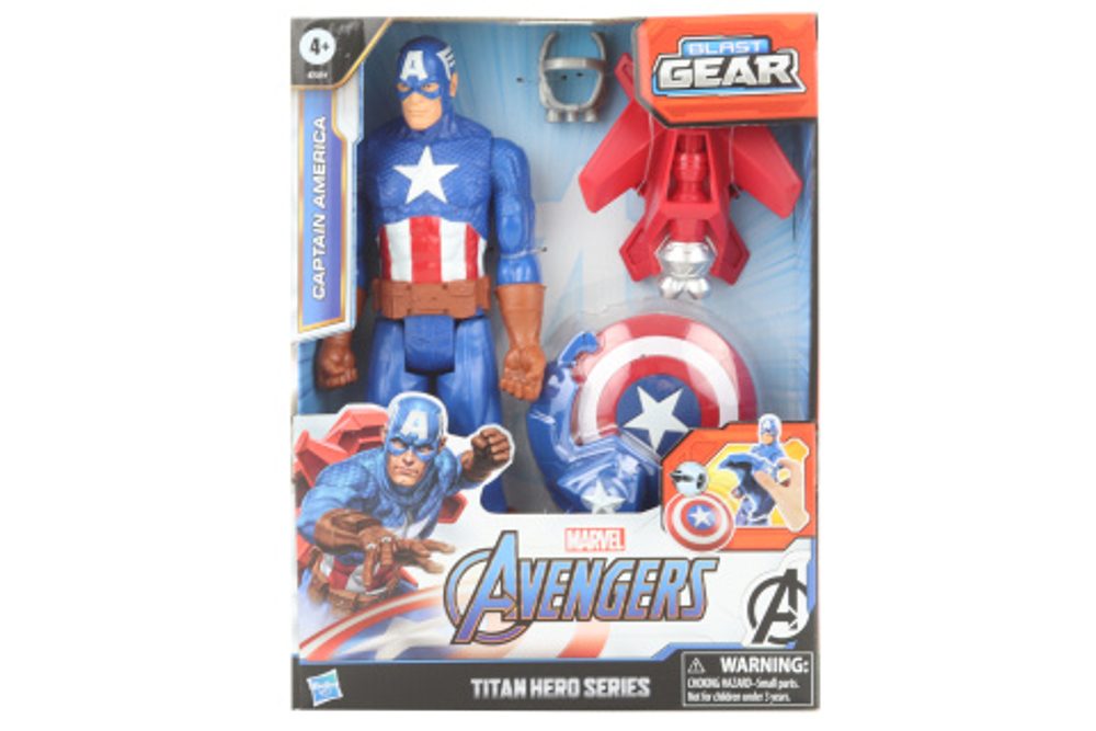 LAMPS Avengers Figurka Captain America s power fx příslušenstvím