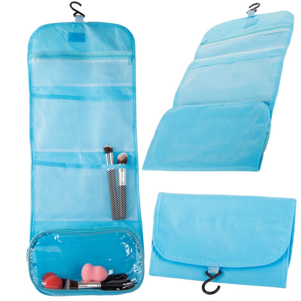Verk Group Cestovní kosmetická taška s háčkem, skládací, 26x16 cm