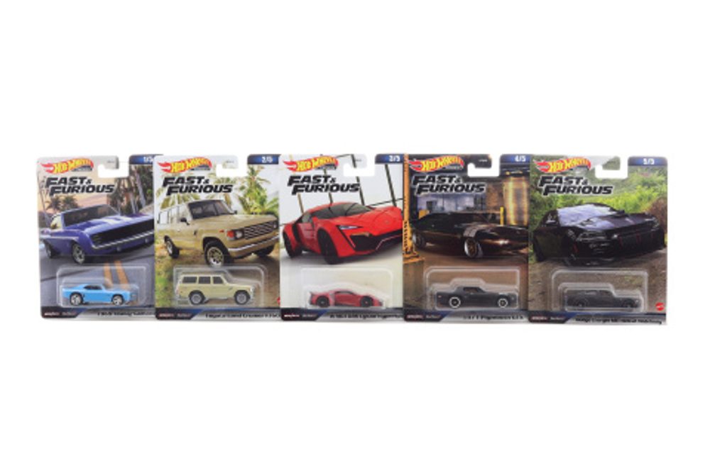 Popron.cz Hot Wheels Prémiový angličák - Rychle a zběsile HNW46