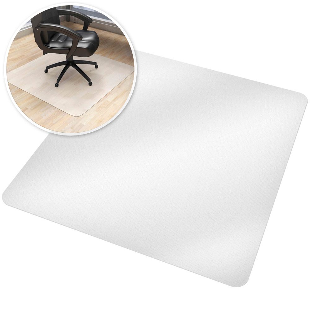 tectake 401695 podložka pod kancelářskou židli - bílá-120 x 120 cm - 120 x 120 cm bílá