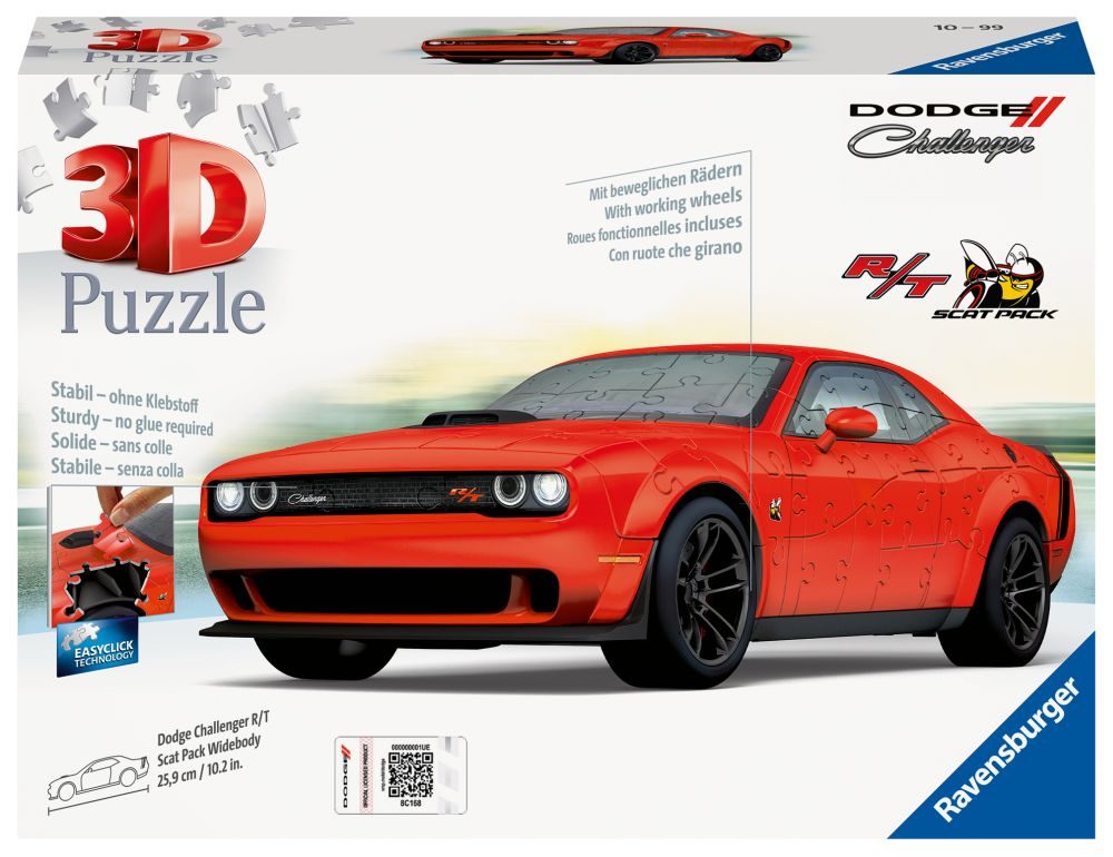 Ravensburger Dodge Challenger R/T Scat Pack Widebody 108 dílků