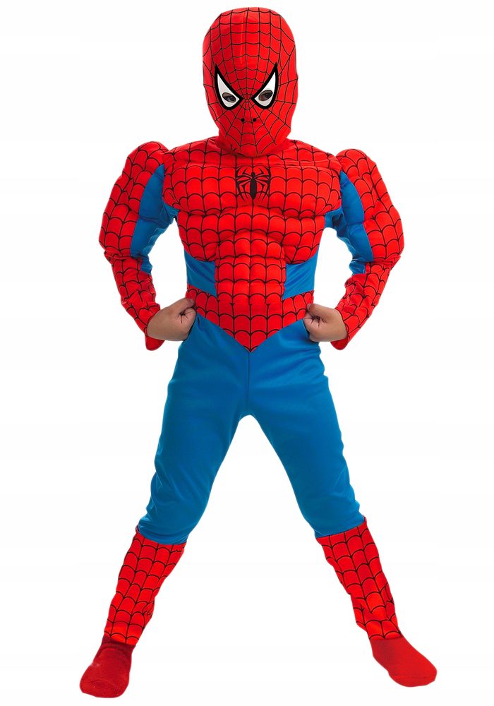 bHome Dětský kostým Svalnatý Spiderman 122-134 L