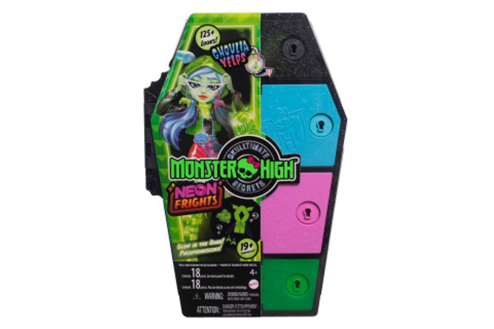 Monster High Skullimate secrets panenka neon - Ghoulia HNF81