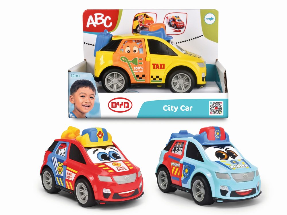 Dickie ABC BYD City Car 14,5cm, 3 druhy