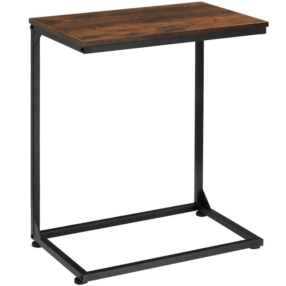 tectake 404261 odkládací stolek cardiff 55,5x35x67cm - Industriální dřevo tmavé, rustikální - Industriální dřevo tmavé