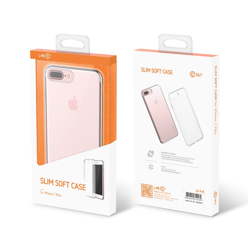 LabC LAB.C Slim Soft Case pro iPhone 7/8 Plus - čirý