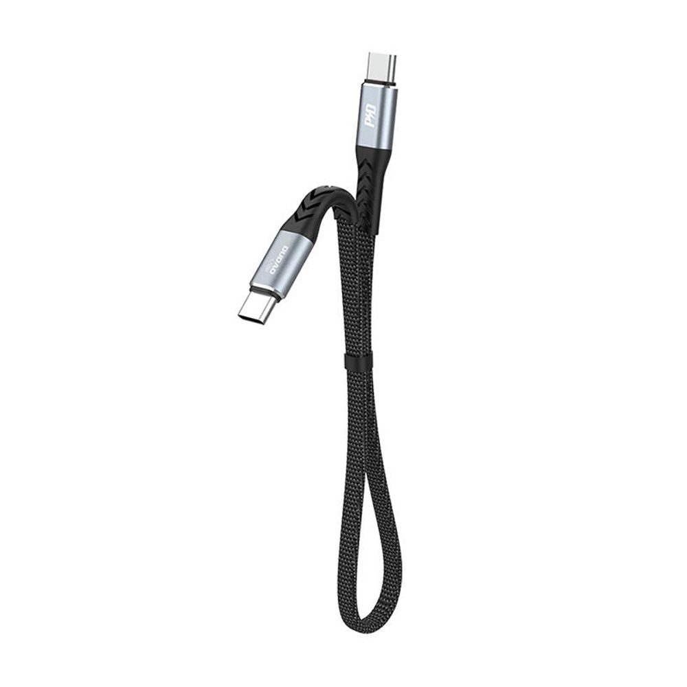 Dudao Kabel USB-C na USB-C Dudao 100W PD 0,23 m (černý)