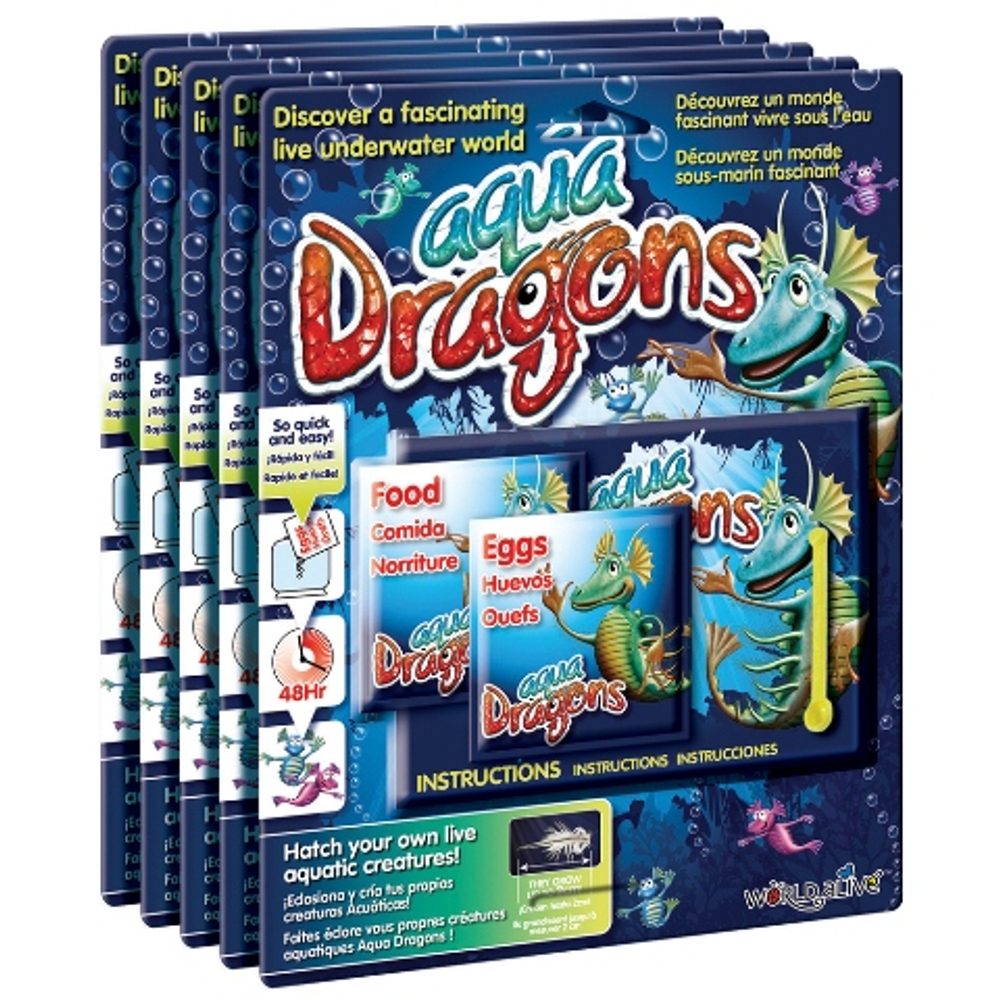 Aqua Dragons Vodní dráčci - náhradní sada vajíček a krmení