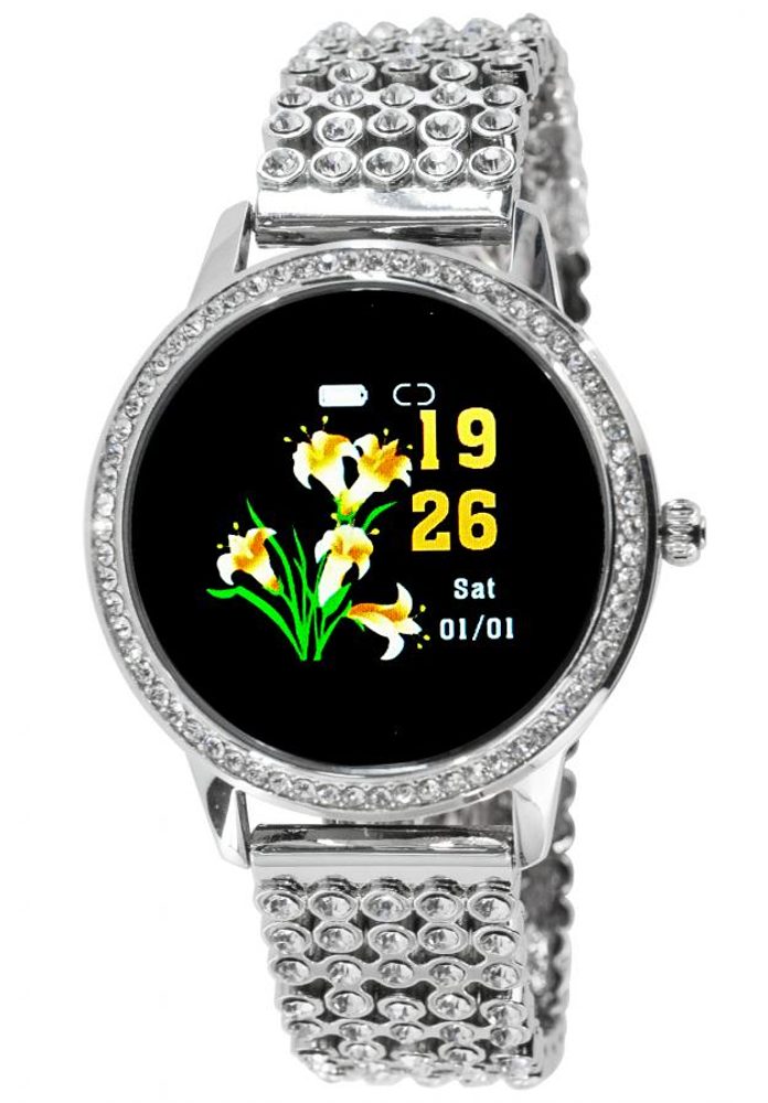 OXE Smart Watch Stone LW20 - chytré hodinky, Silver