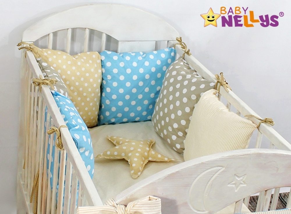 Baby Nellys Mantinel Be Love Lux polštářkový s povlečením vzor č. 1 - 120x90