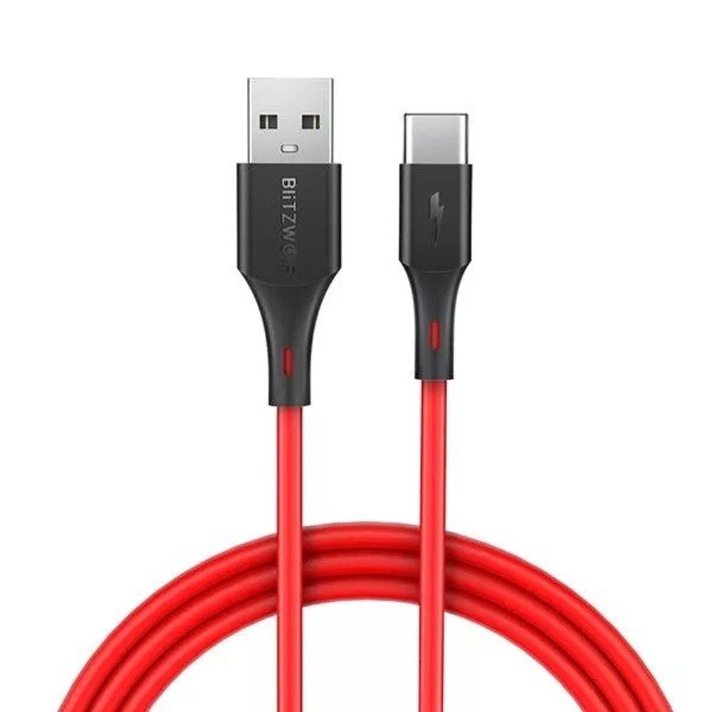 Kabel BlitzWolf USB-C cable BW-TC15 3A 1.8m (red)