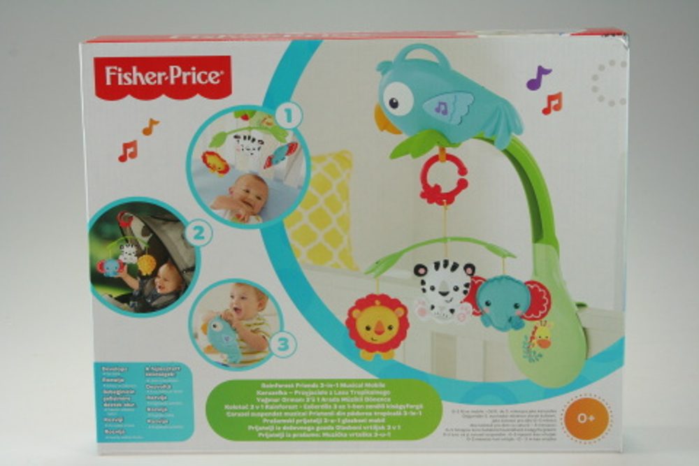 LAMPS Fisher Price kolotoč 3 v 1 Rainforest CHR11