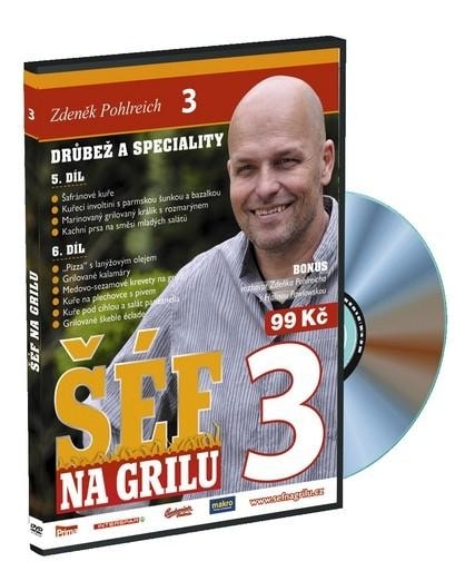 Popron.cz Zdeněk Pohlreich-Šéf na grilu 3/Drůbež a speciality, DVD