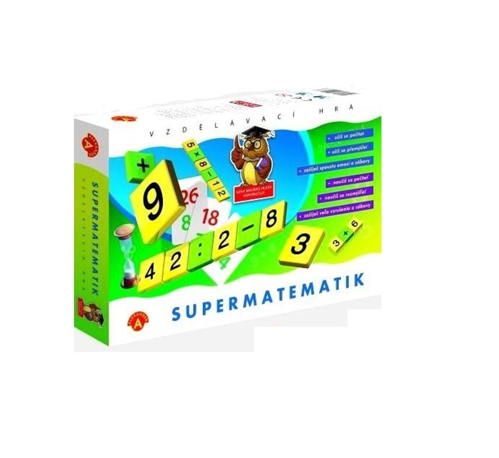 Popron.cz Supermatematik společenská hra naučná v krabici