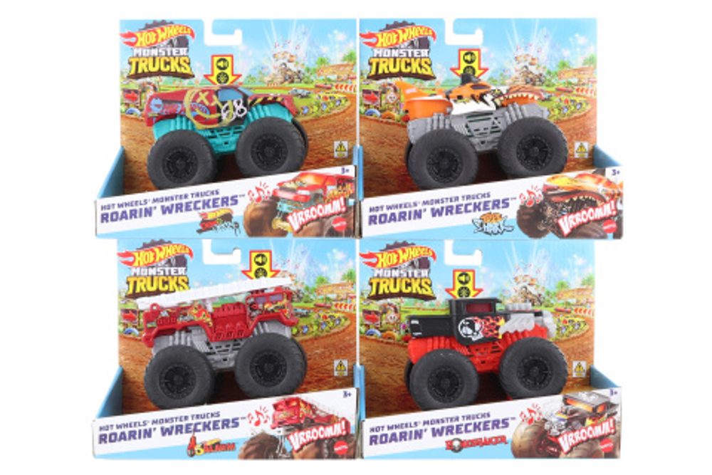 Popron.cz Hot Wheels Monster trucks svítící a rámusící vrak HDX60 TV