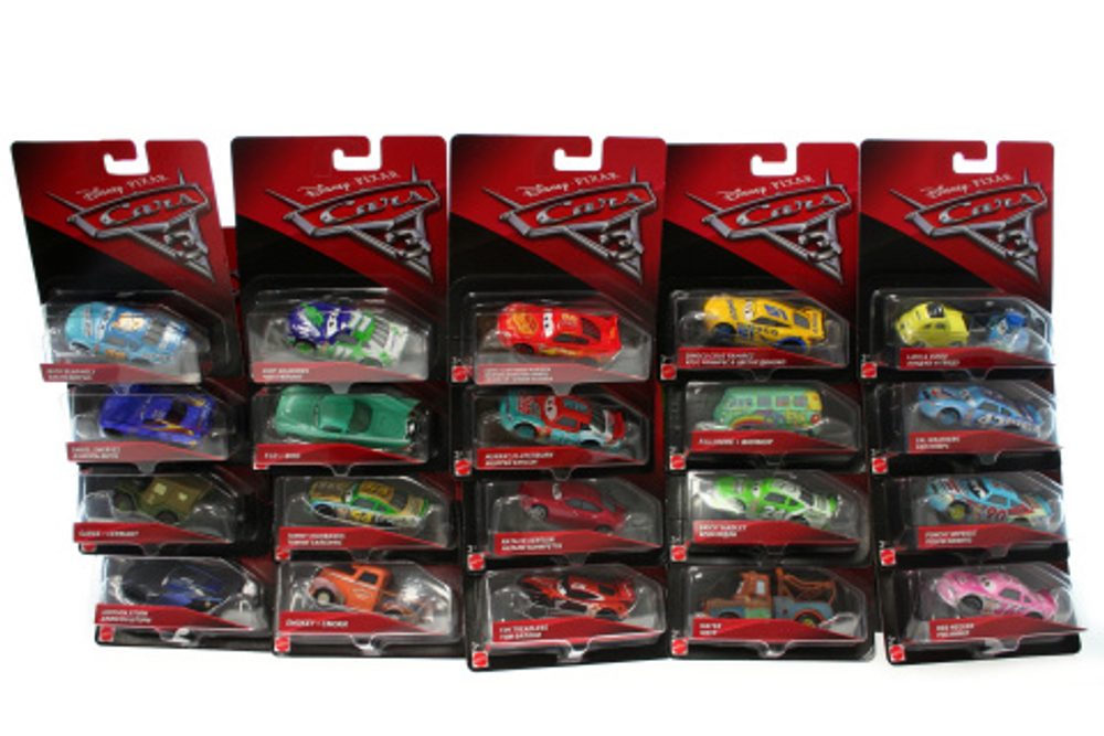 MATTEL - Cars 3 Autá Asst