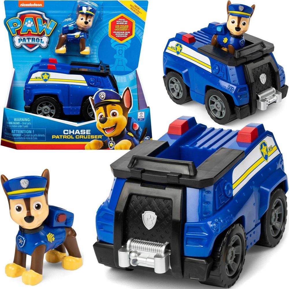 Nickelodeon Tlapková patrola Chase policejní auto 13cm