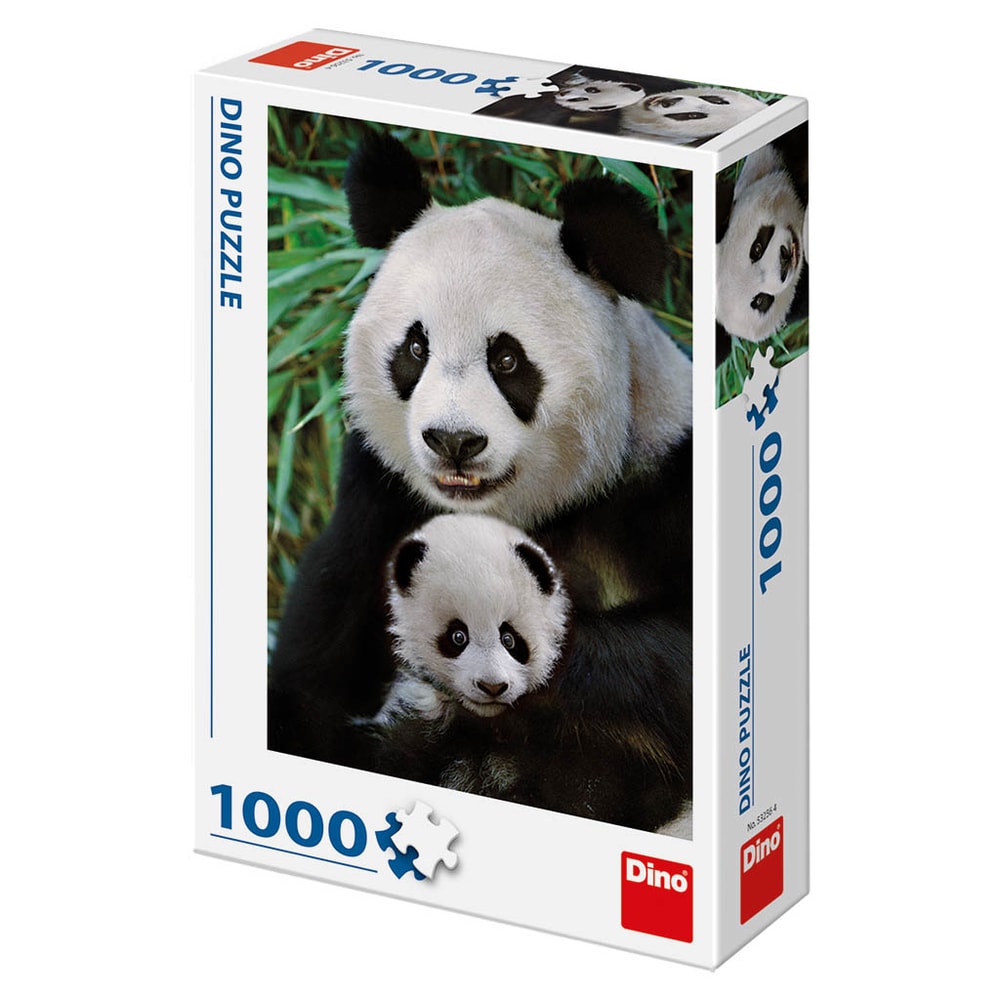 Dino PANDÍ RODINA 1000 Puzzle NOVÉ