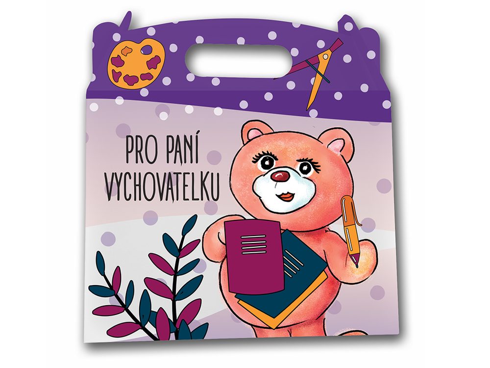 Popron.cz DÁRKOVÝ BOX PRO PANÍ VYCHOVATELKU medvídek